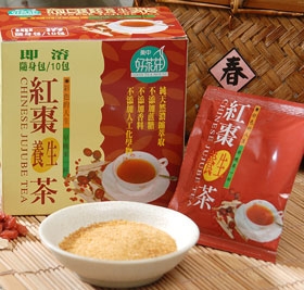 美中好茶莊的紅棗茶，為何沒有添加桂圓呢？